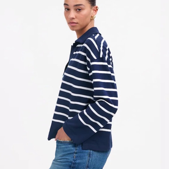 Madewell Rugby Polo Tee - Picture 3 of 9